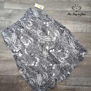 Kim Rogers Pull On Midi Skirt Size M